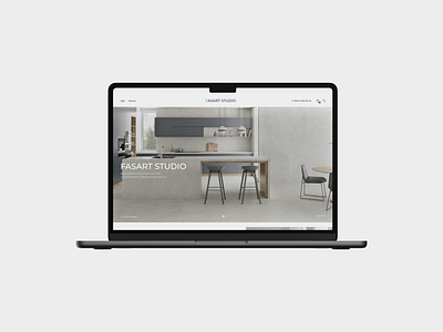 Fasart – studio | Redesign design figma tilda ui ux web design