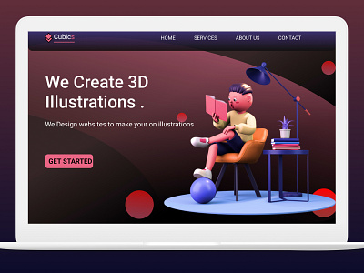 3D illustrations landing page design 3d 3d illustration animation app branding dashboard design developer flow graphic design illustration landing page logo market research motion graphics ui user experience vector web website