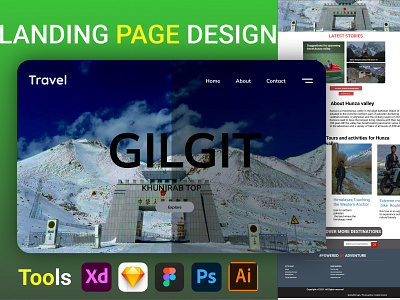 Travel landing page design 3d app branding dashboard design designer designing flow graphic design illustration landing page landing page design motion graphics persona uiux user experience user interface web webflow website design