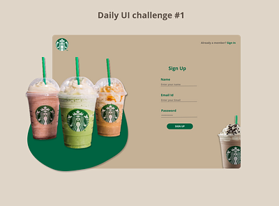 Daily UI Challenge #1 design ui ux
