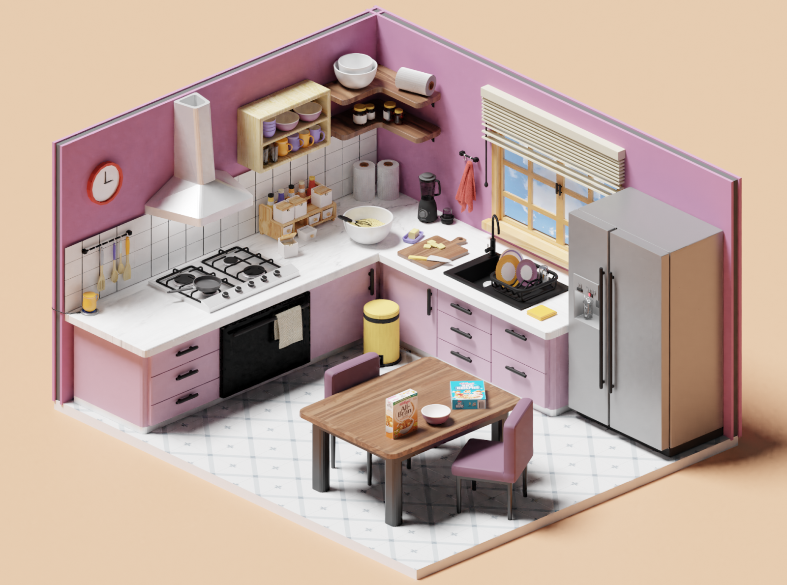 Kitchen by Hi.JOOM on Dribbble