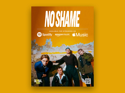 5SOS "No Shame" promo poster 5 seconds of summer 5sos band music no shame poster poster design print promo