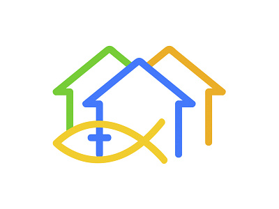 Property Management Logo christian faith house logo property management