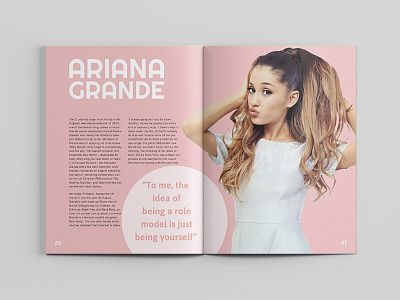 Ariana Grande spread