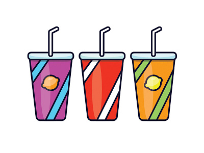 Sip Slurp Burp burp drinks icon icons illustration juice lemonade sip slurp soda thirsty vector