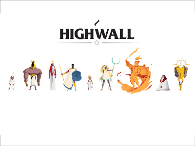 Highwall Character Line Up