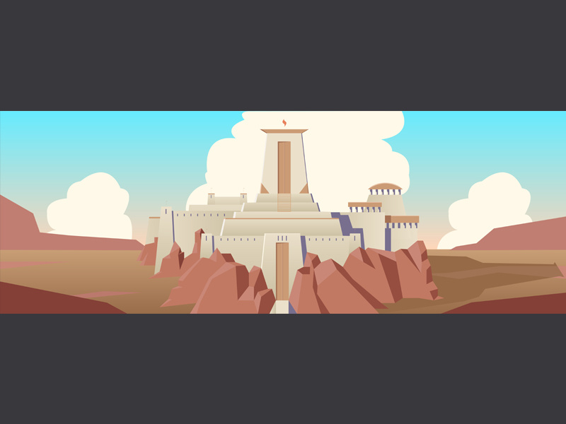 Highwall highwall temple city swordandsandal environmentdesign