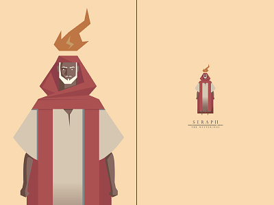 Seraph, the Mysterious characterdesign highwall swordandsandal wanderer