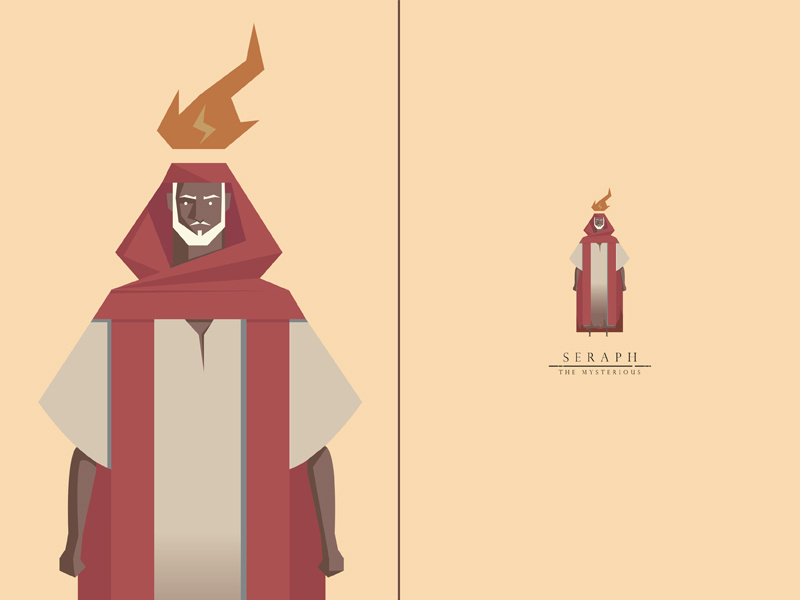 Seraph, the Mysterious wanderer highwall swordandsandal characterdesign