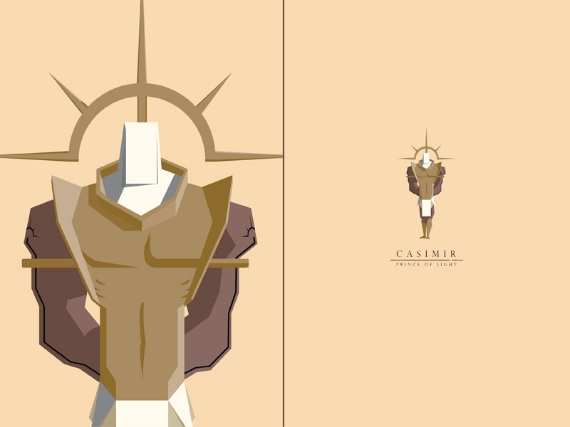 Casimir, Prince of Light prophet prince highwall swordandsandal characterdesign