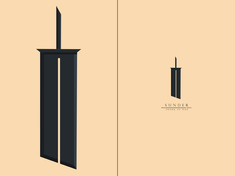 Sunder, Sword of Woe sword highwall swordandsandal weapondesign