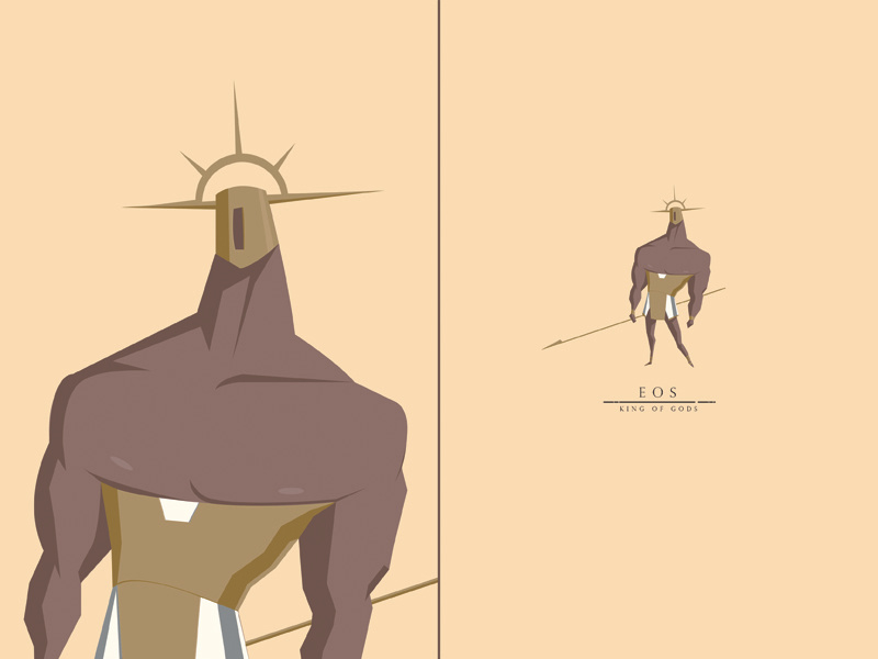 Eos, King of Gods swordandsandal warrior king gods characterdesign