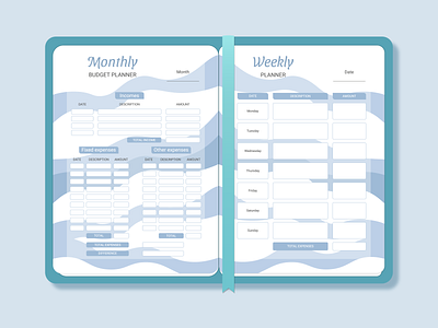 Budget planner budget planner design finance graphic design illustration monthly budget planner planner weekly budget planner