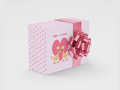 Valentine's Day package. box design graphic design holiday packaging illustration valentines day valentines day package vector