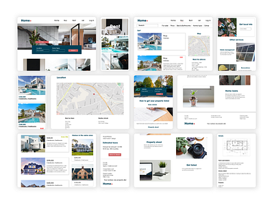 A platform where buyers and sellers of property meet ux design web design