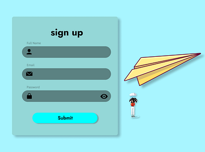 Signup form branding dailyui figma graphic design ui