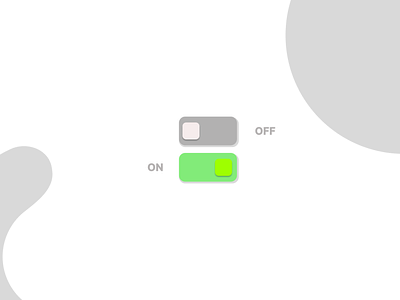 ON OFF Switch design | Figma UI design