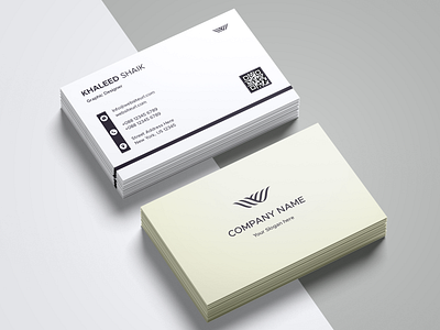 Minimal Business card branding business card design figma graphic design illustration logo typography ui ux vector