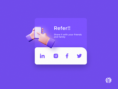 Social share UI #dailyuichallenge branding dailyuichallenge design figma socialshare ui ux