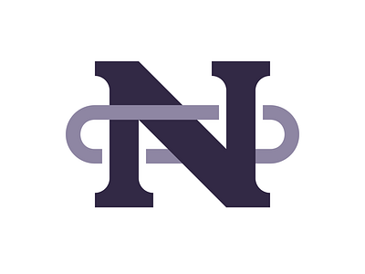 Ambigram NA or AN Logo