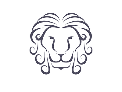 Noble Lion Logo animal calligraphy line lineart lion logo logos luxury mascot noble