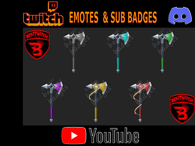 Axe Twitch sub badges https://bit.ly/3rcRvFu