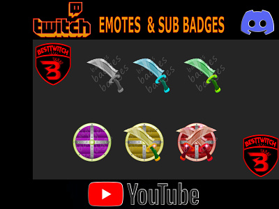 Sword Twitch sub badges https://redirect.is/ep5gi38