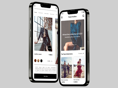 mobile app - fashion store app design design fashion store graphic design illustration mobile mobile app mobile design product design product designer ui ui design ui designer