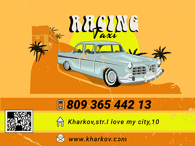 taxi business card