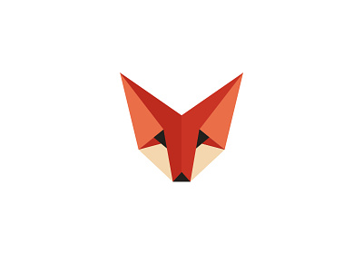 Foxy fennec fox geometric logo