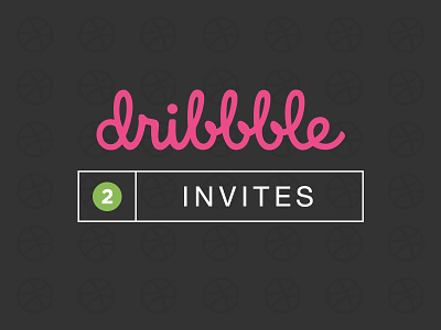 2 Dribbble Invites draft giveaway invitation invites prospect