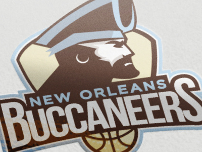 Buccaneer basketball buccaneer concept logo mascot new oreleans pirate