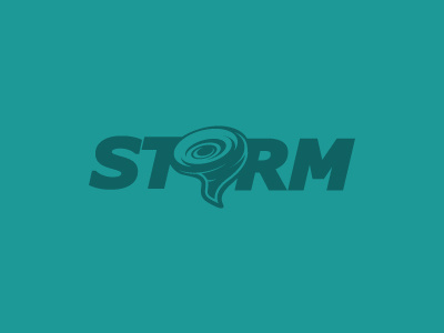 Storm green hurricane logo storm tornado