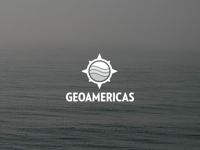 Geoamericas branding convention logo vector