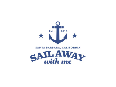 Sail Away With Me Photography anchor brand crest logo ocean photography sail seal star vintage
