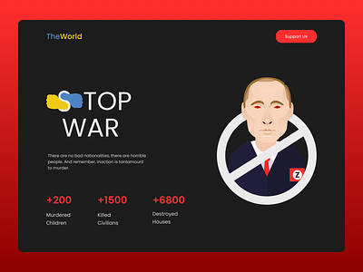 #StandWithUkraine 🇺🇦 design dictator graphic design logo putin russia stop war ui ukraine war word