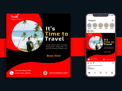 TRAVEL SOCIAL MEDIA POST DESIGN feed