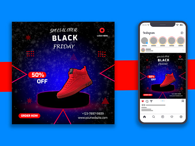 BLACK FRIDAY SOCIAL MEDIA POST DESIGN feed