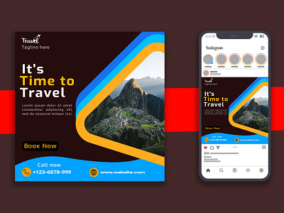 TRAVEL INSTAGRAM POST DESIGN feed