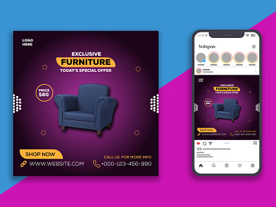 FURNITURE SOCIAL MEDIA POST DESIGN