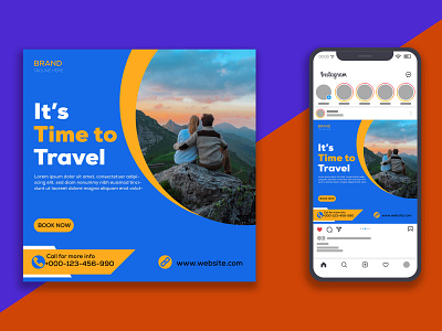 TRAVEL SOCIAL MEDIA POST DESIGN