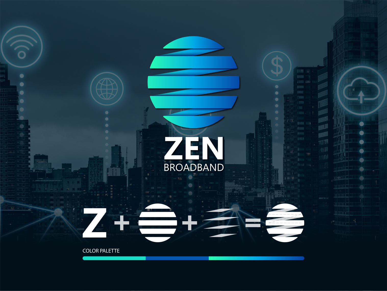 ZEN BROADBAND by Farhan Fuad on Dribbble