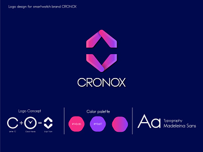 CRONOX branding design graphic design icon illustration logo