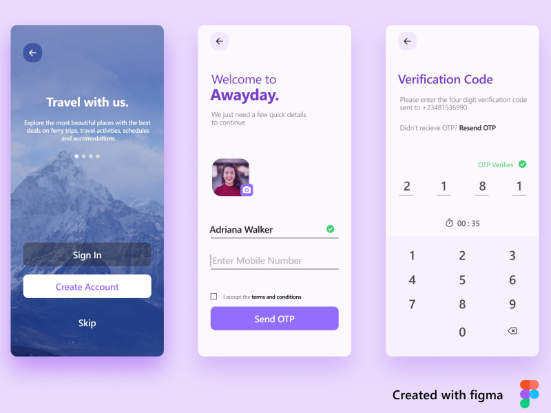 Flight Booking Verification Screen by Emeka on Dribbble