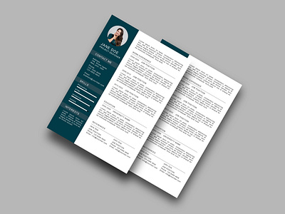 Minimal CV template