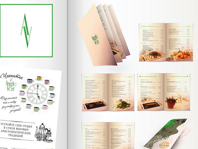 Printable Menu for the Restaurant branding design menu
