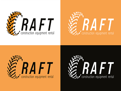 Logo for construction equipment rental company branding construction company design design graphic design identica logo technical equipment rental logo vector visual identity