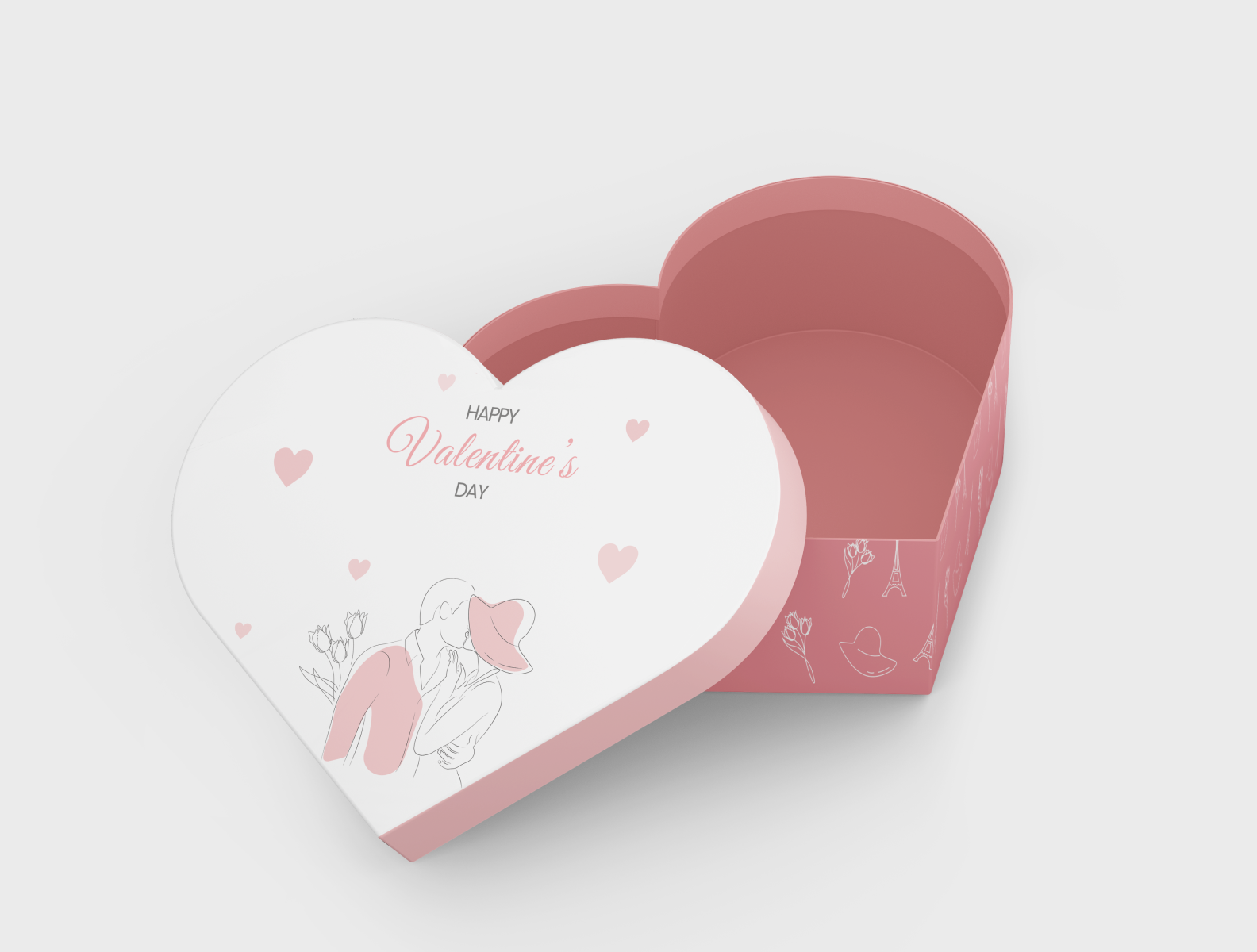 Gift Box Design for St.Valentine's Day by Ksenia Makarova on Dribbble