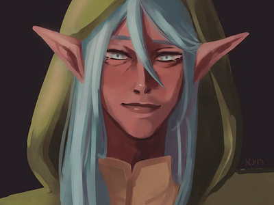 Elf Ilin. I love everything unusual, including elves illustration ilu