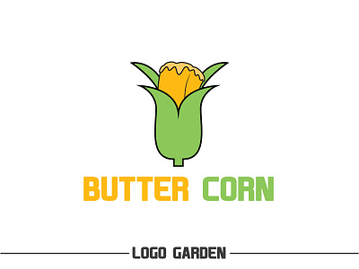 Butter Corn app design graphic design icon illustration logo vector